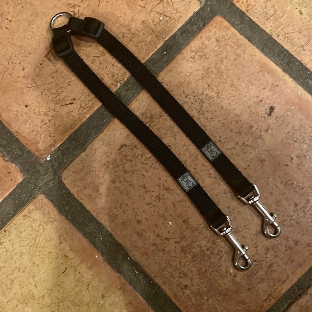 Double leash black